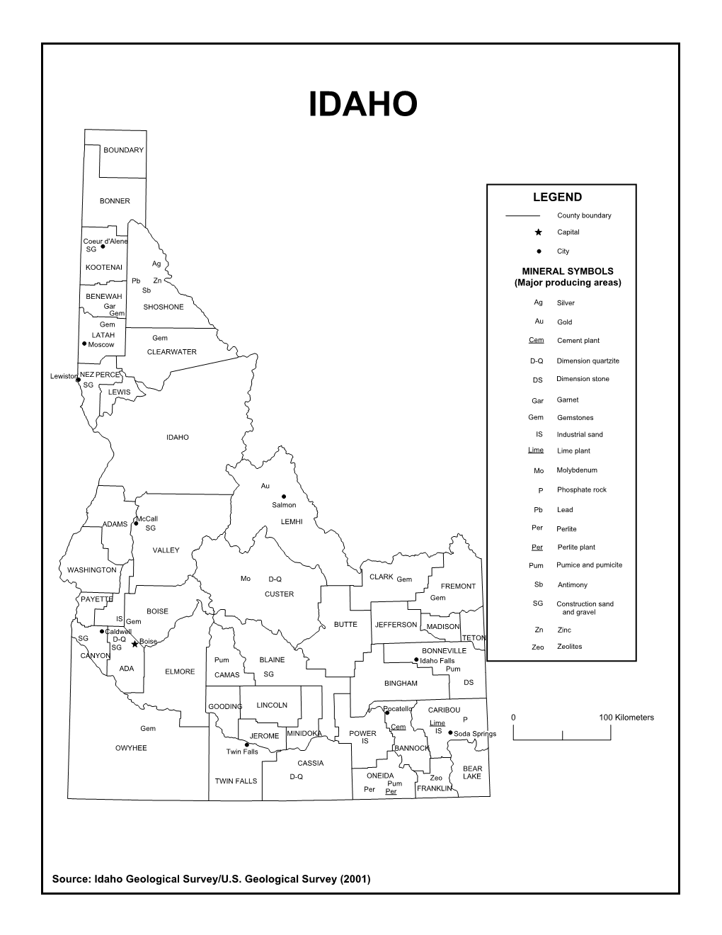 The Mineral Industry of Idaho