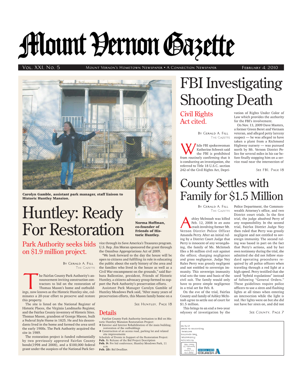 Huntley: Ready for Restoration