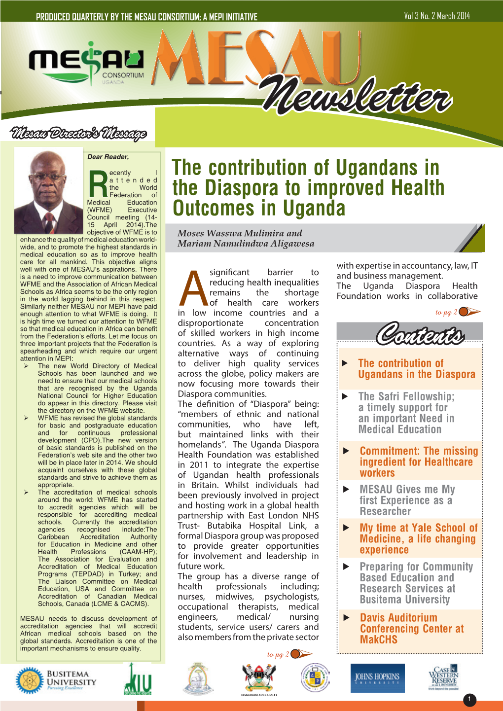 Mesau Newsletter Vol. 3 Issue 2 March 2014.Pdf