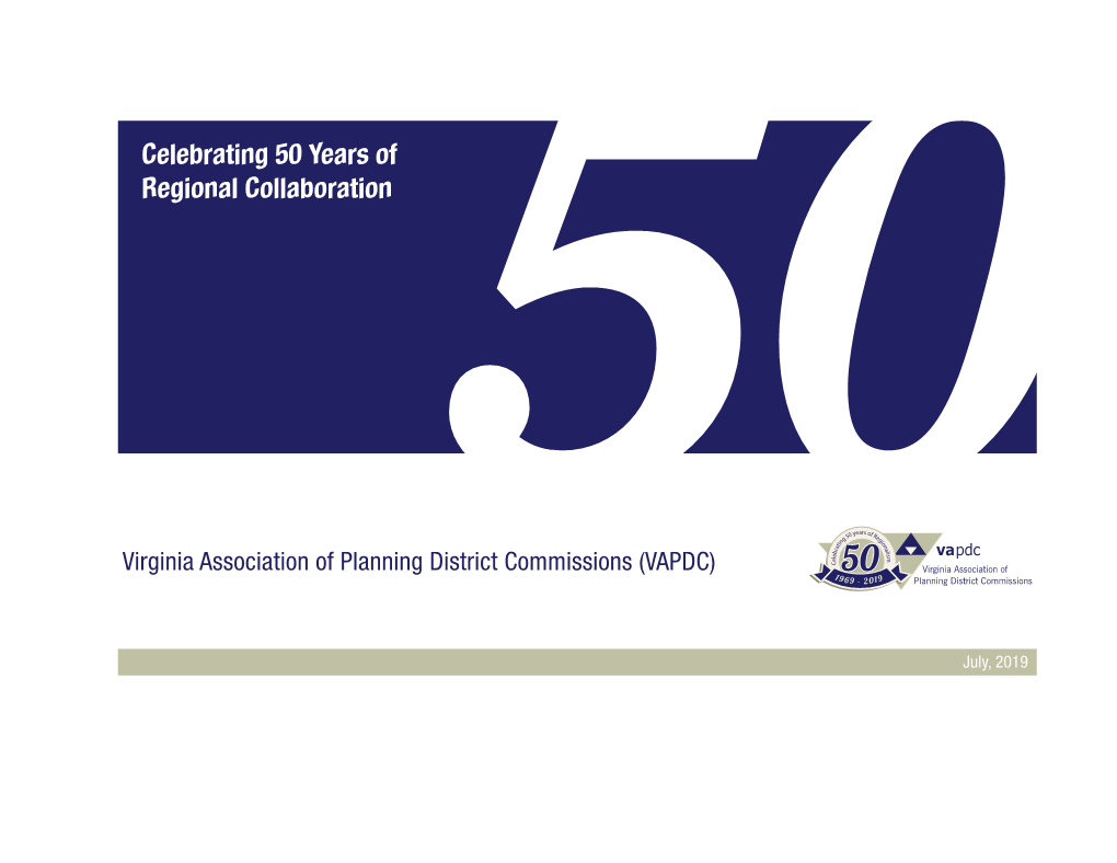 Celebrating 50 Years of Regional Collaboration