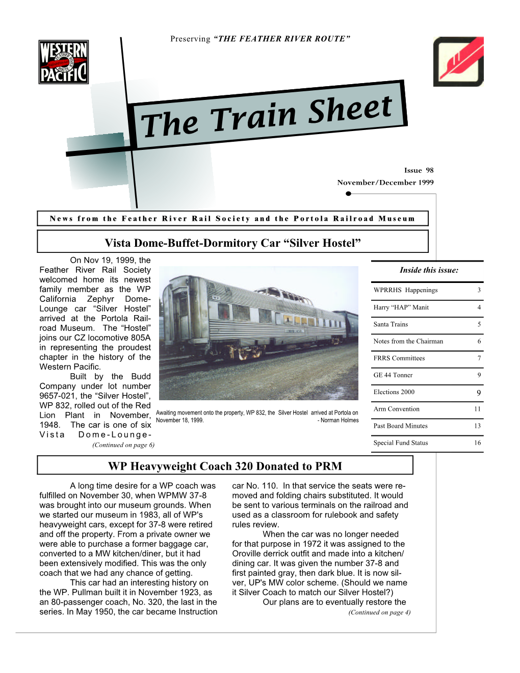 The Train Sheet