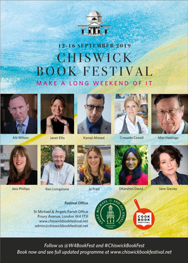 Chiswick Book Festival – Brochure Online