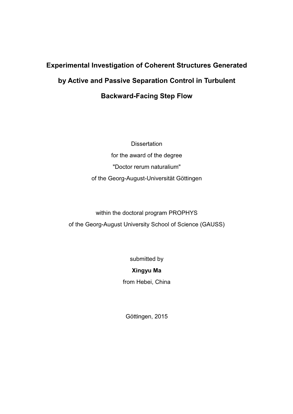 Experimental Investigation of Coherent Structures Generated by Active and Passive Separation Control in Turbulent Backward-Facing Step Flow