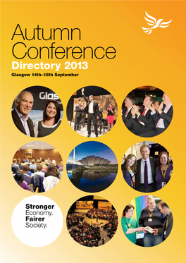 Directory 2013 Glasgow 14Th–18Th September