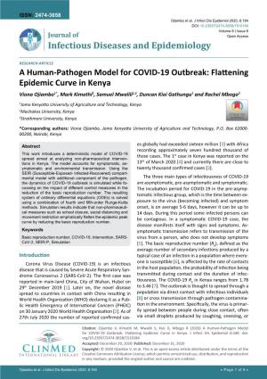 A Human-Pathogen Model for COVID-19 Outbreak