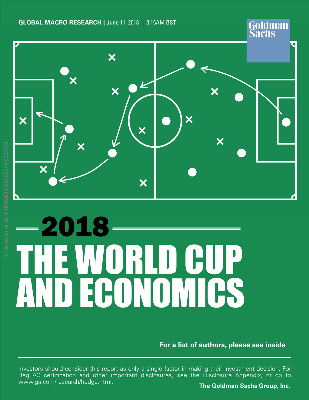 Global Macro Research the World Cup and Economics 2018