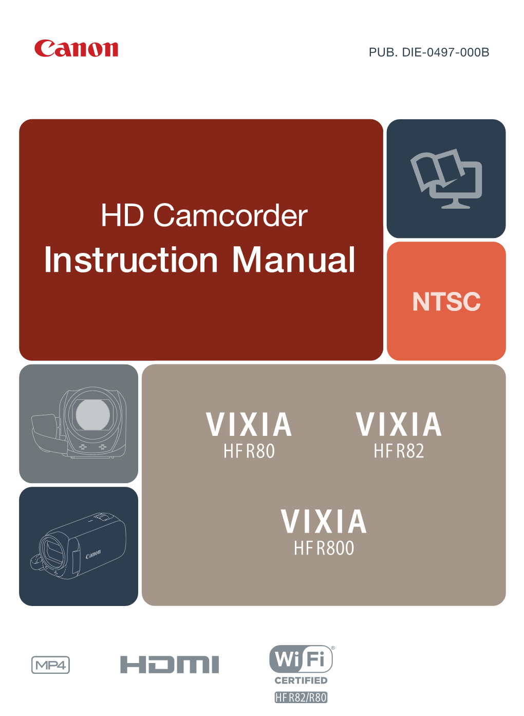 Canon VIXIA HF R800 Instruction Manual