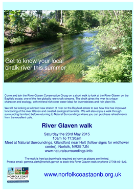 River Glaven Walk Get