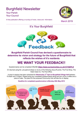 Burghfield Newsletter Your Parish Your Council