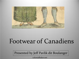 Footwear of Canadiens