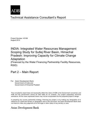TACR: Nepal: Integrated Water Resources Management Scoping
