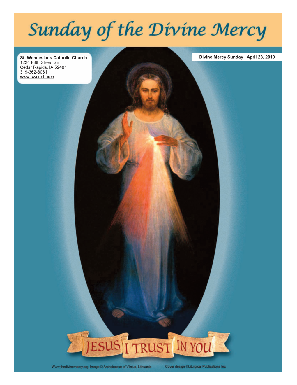 Divine Mercy Sunday L April 28, 2019 St. Wenceslaus