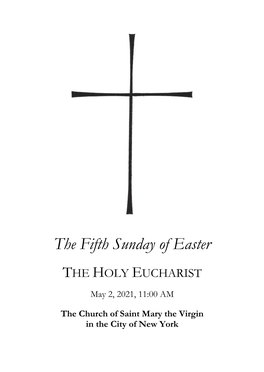 The Fifth Sunday of Easter