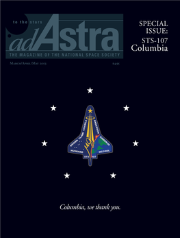 Columbia the MAGAZINE of the NATIONAL SPACE SOCIETY
