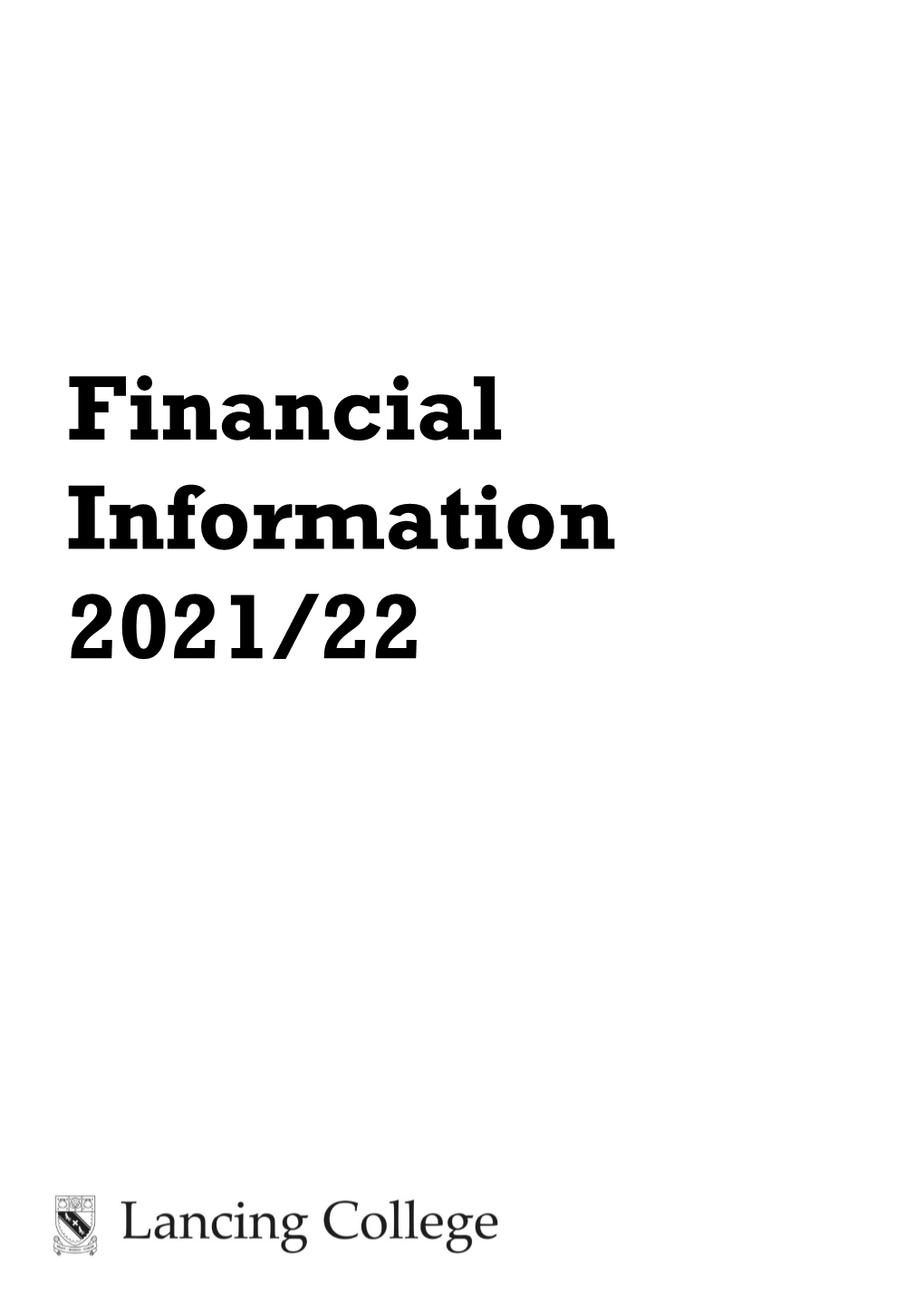 Financial Information 2021/22