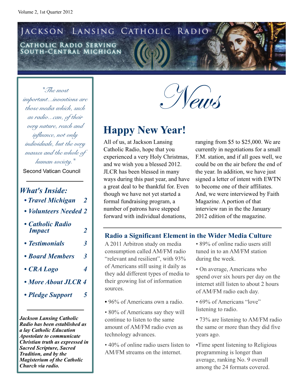 JLCR Newsletter