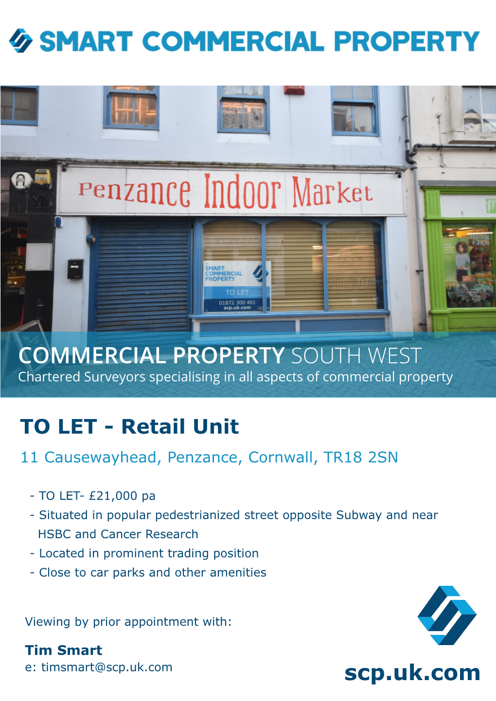 COMMERCIAL PROPERTY SOUTH WEST Chartered Surveyors Specialising in All Aspects of Commercial Property