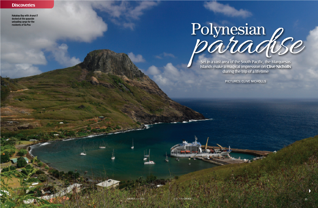 Polynesian Paradise – Boarding the Lifeline to the Islands We’Ll Be Visiting