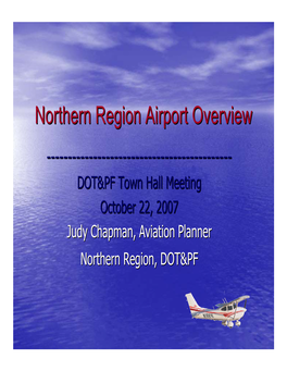Northern Region Airport Overview