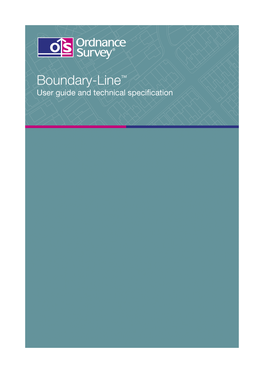 Boundary-Line User Guide Contents Section Page No Preface
