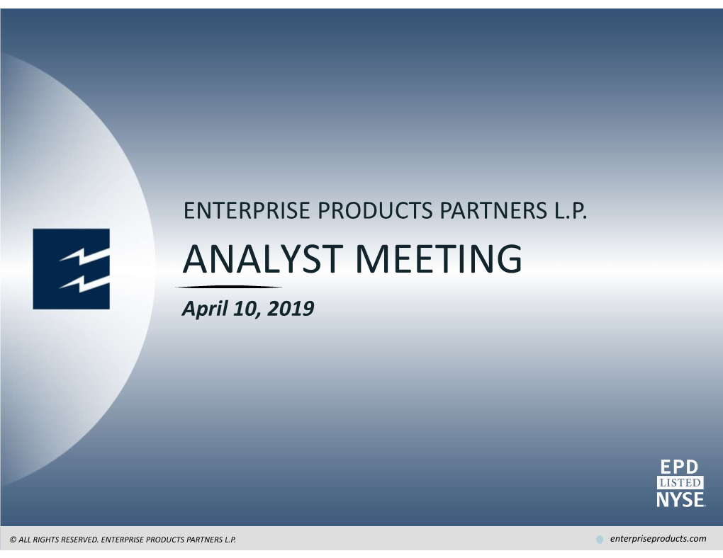 Enterprise Products Partners Lp