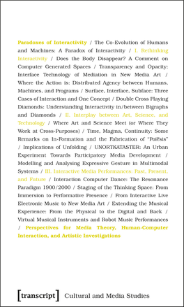 Paradoxes of Interactivity. Perspectives for Media Theory