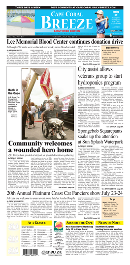 City Assist Allows Veterans Group to Start Hydroponics Program Lee