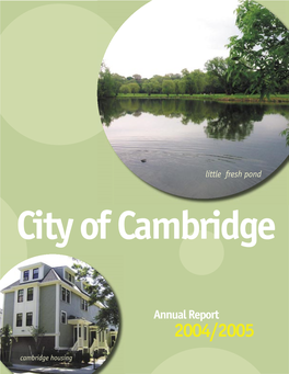 2005 City of Cambridge Annual Report