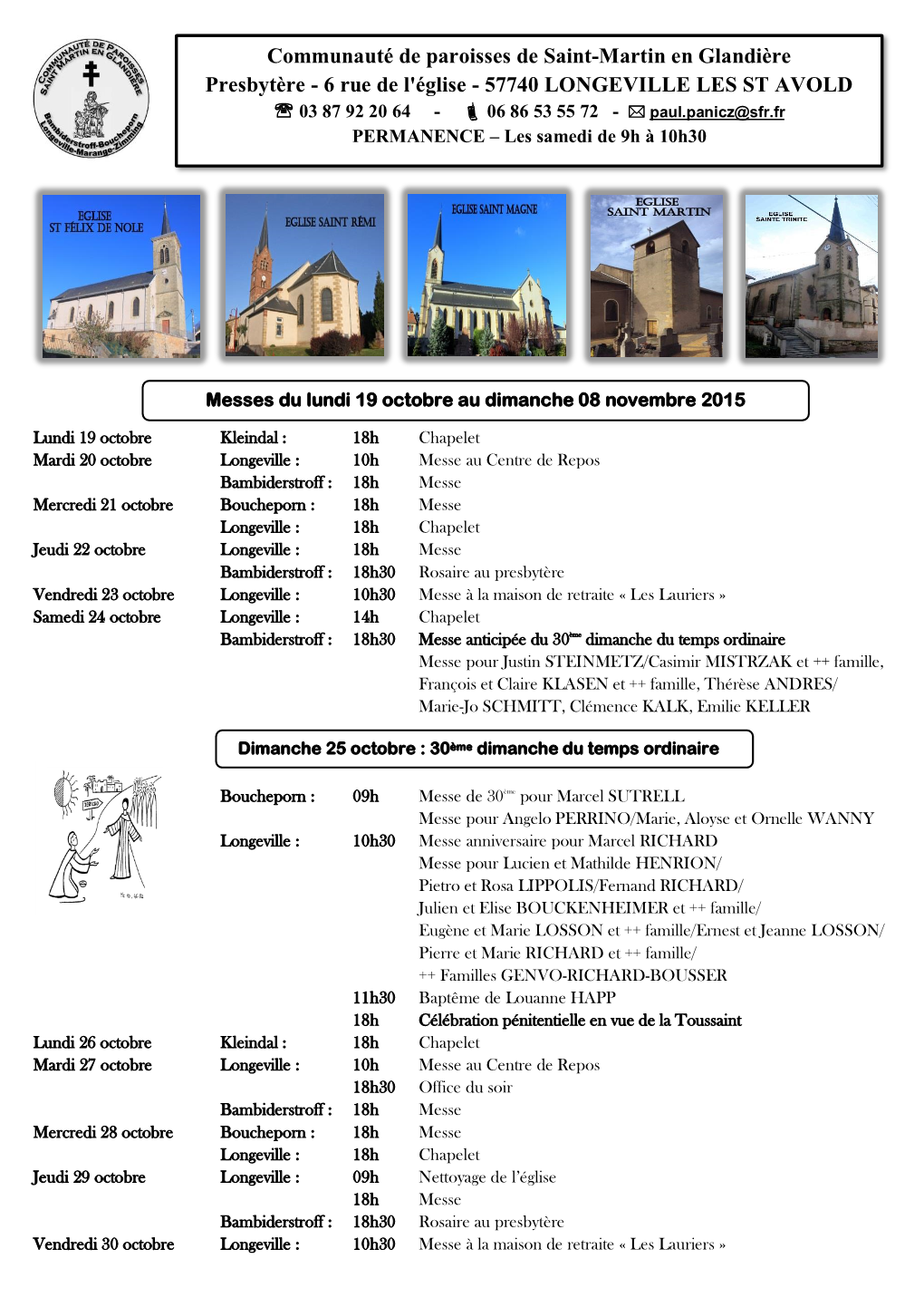 Communauté De Paroisses De Saint-Martin En Glandière