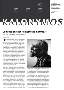 „Philosophie Ist Keineswegs Harmlos“ Zum 150