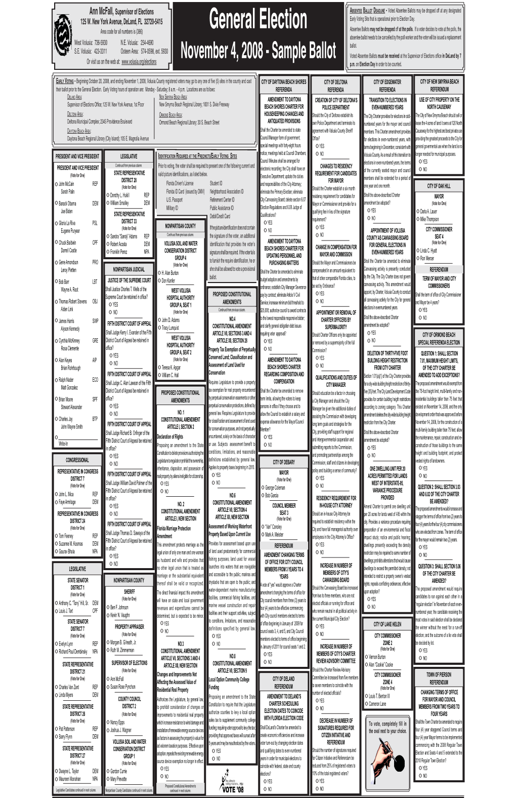 Sample Ballot Ad General 11-4-08.Indd