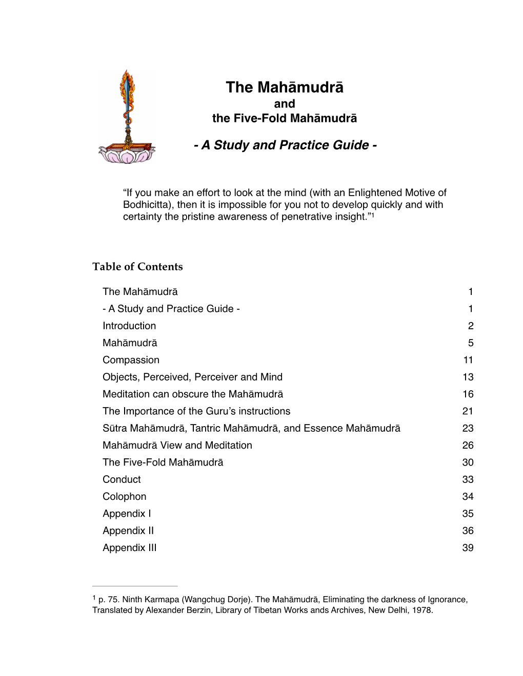 Five Fold Mahamudra Study Guide Tg Proofread June 22(LMW April 21-2019-Apr 10B-2019-Sept 26-2016)-RD-Nov 28-2020-LMW Jan 23-202
