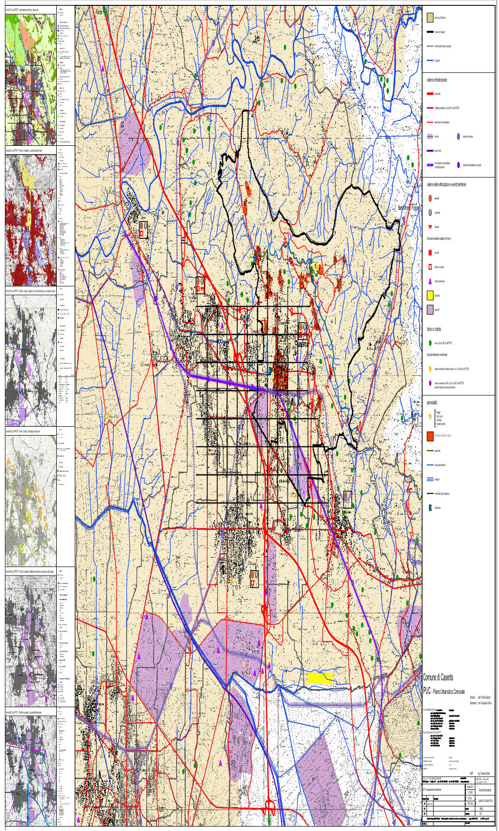 QC1 Inquadramento Territoriale FORTEA Studio Associato Comune Di Caserta Prof