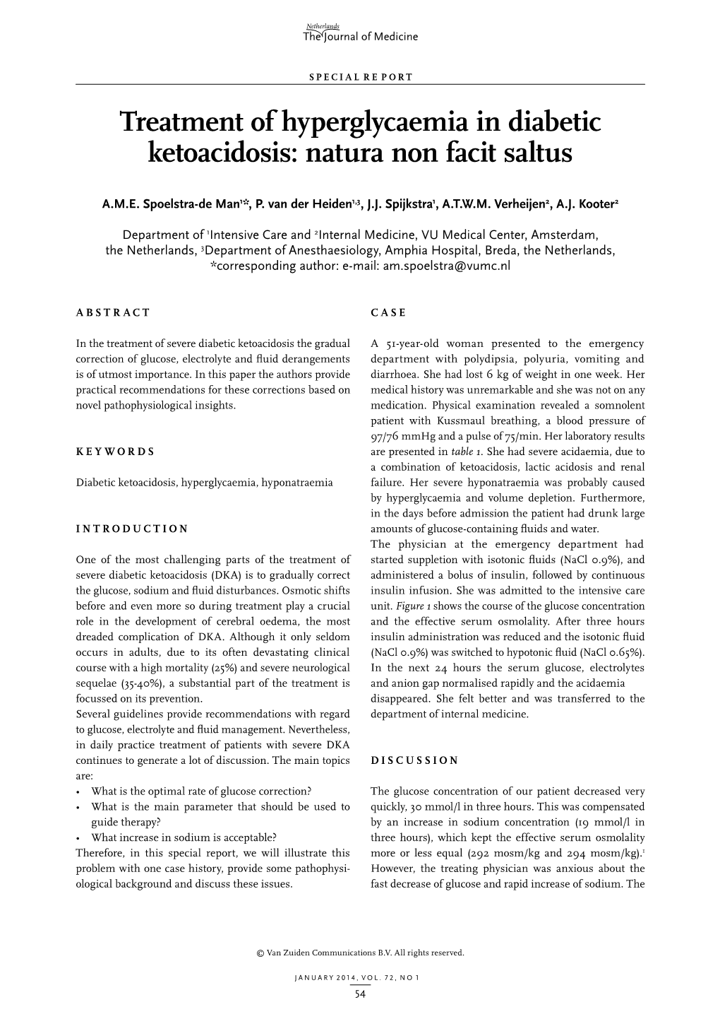 Treatment of Hyperglycaemia in Diabetic Ketoacidosis: Natura Non Facit Saltus