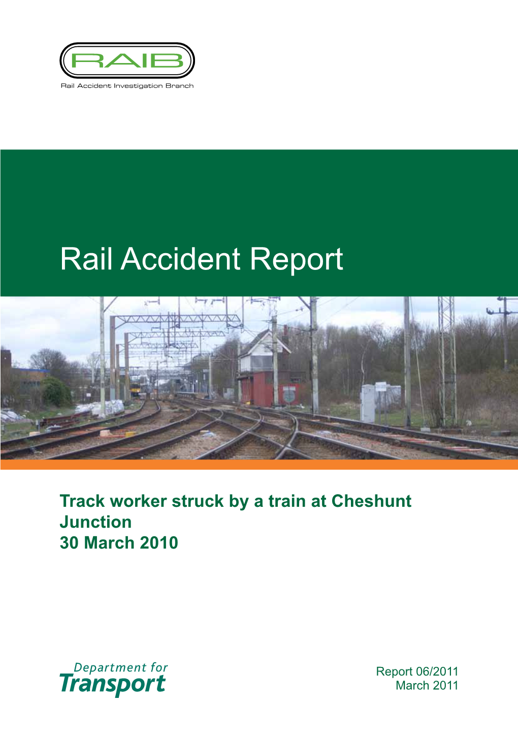 Rail Accident Report