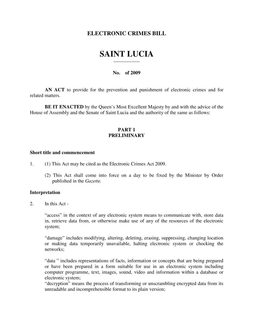 Government of Saint Lucia