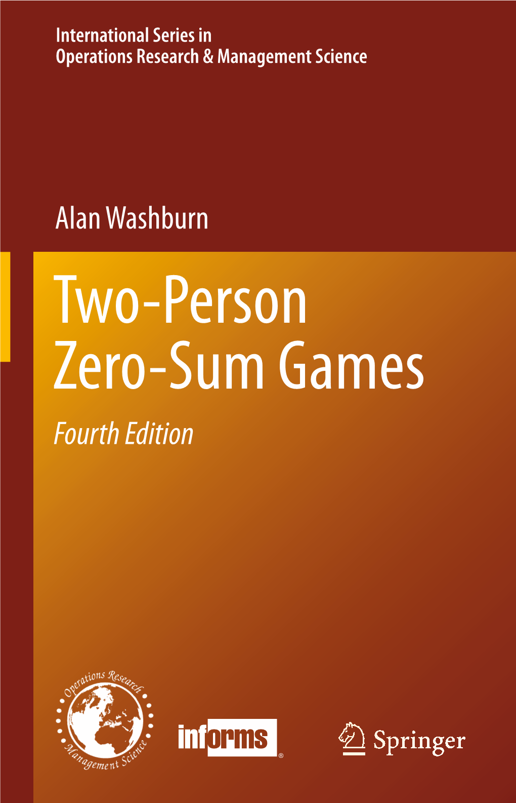Alan Washburn Fourth Edition