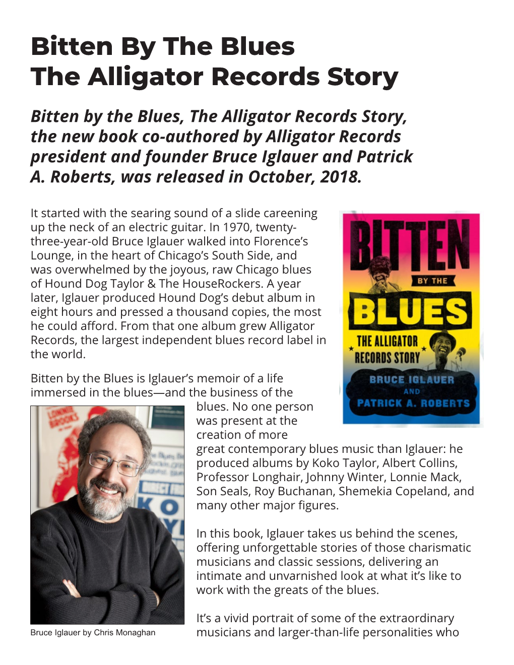 Bitten by the Blues the Alligator Records Story