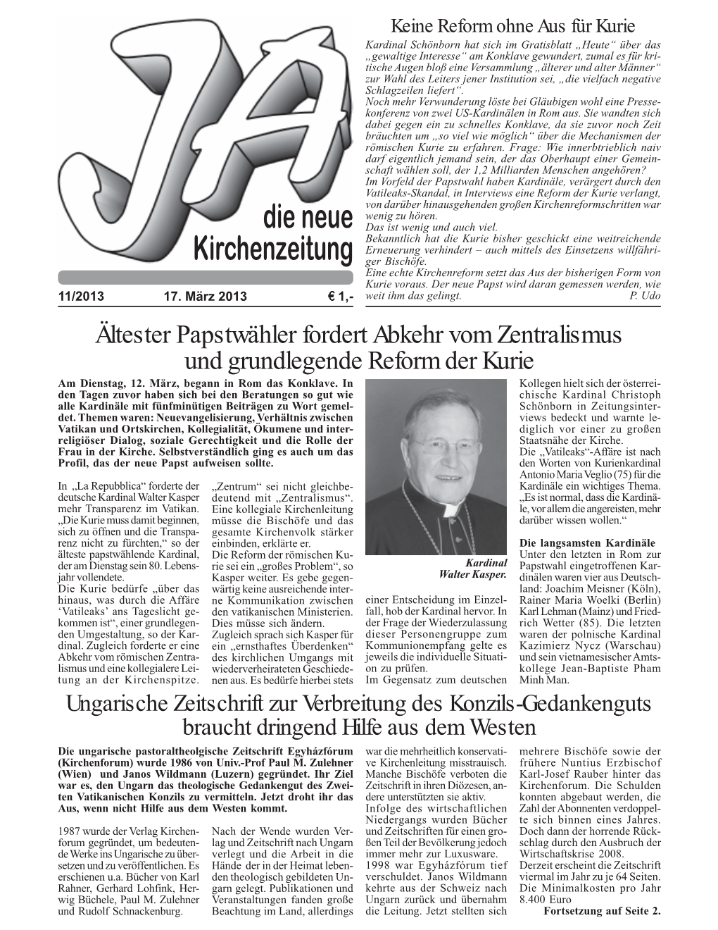 Kirchenzeitung Die Neue