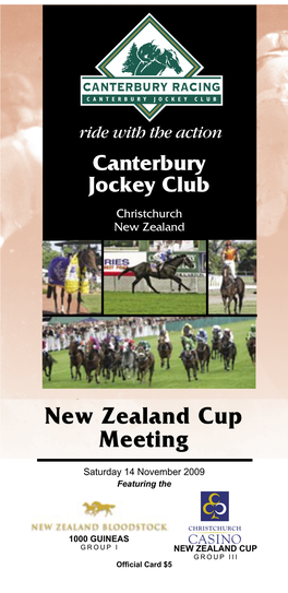 Canterbury Jockey Club � � � � � ��