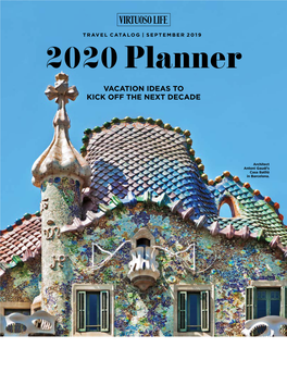 2020 Planner VACATION IDEAS to KICK OFF the NEXT DECADE