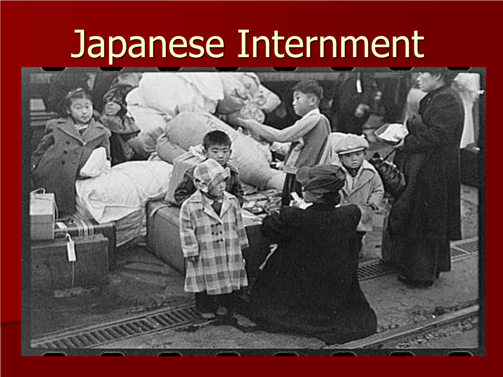 Japanese Internment