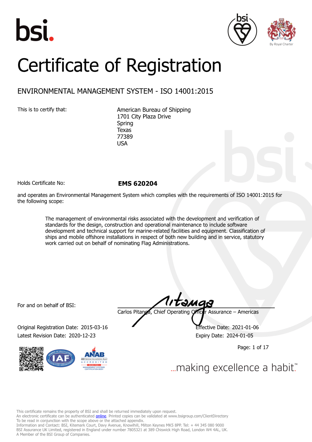 Iso 14001:2015