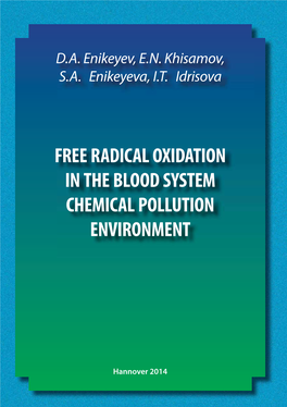 Free Radical Oxidation in the Blood System Chemical Pollution Environment
