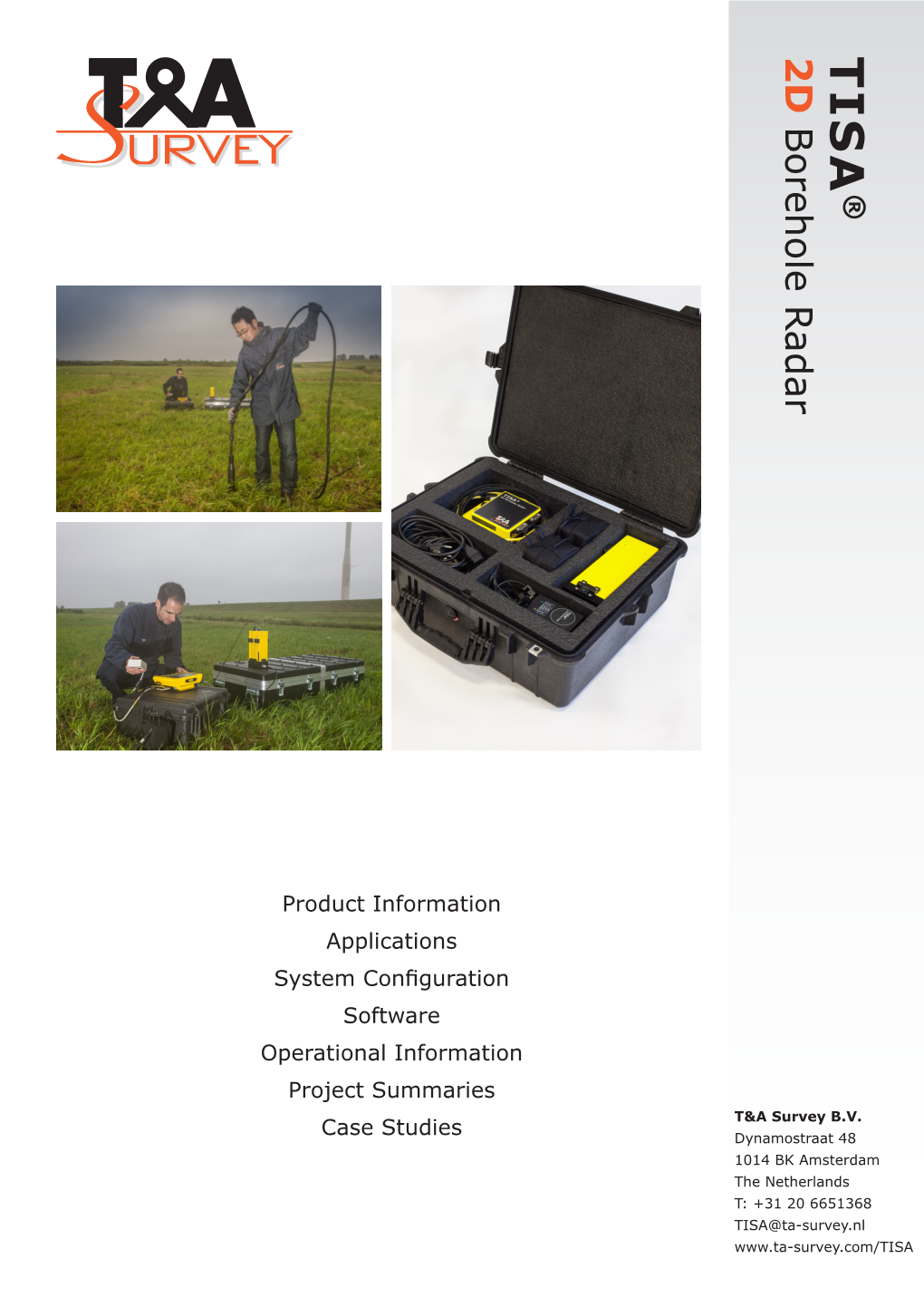 TISA® 2D Borehole Radar T&A Survey B.V