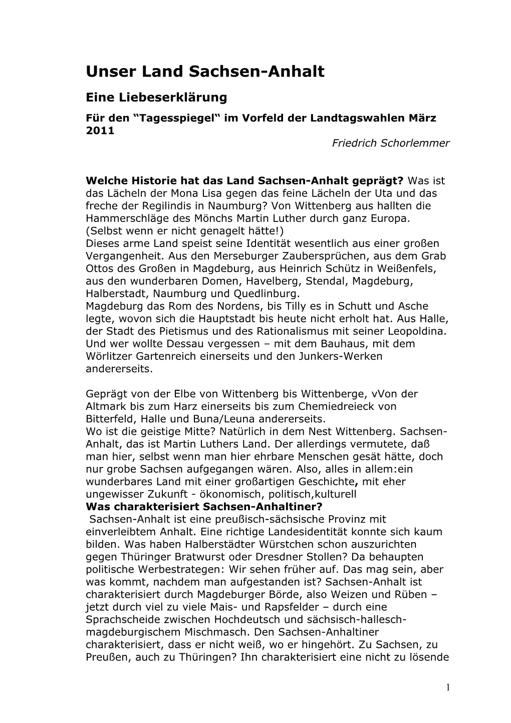 Text Für “Tagesspiegel“