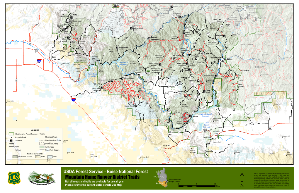 Mountain Home Ranger District Trail