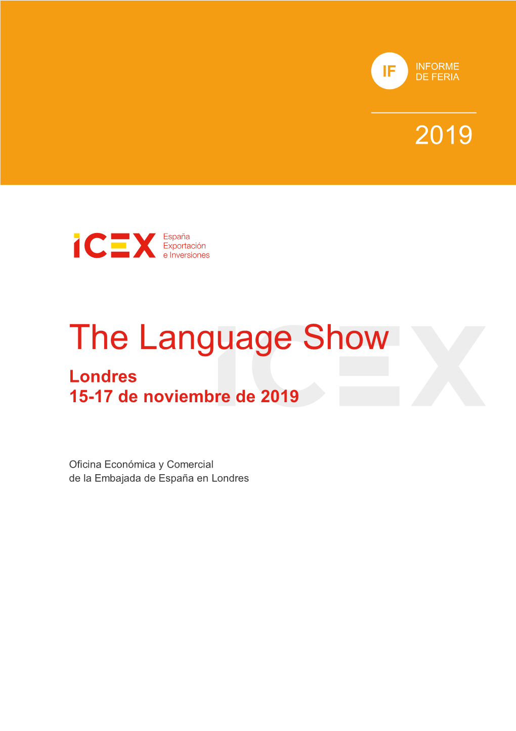 The Language Show Londres 15-17 De Noviembre De 2019