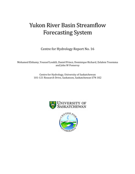 Yukon River Basin Streamflow Forecasting System