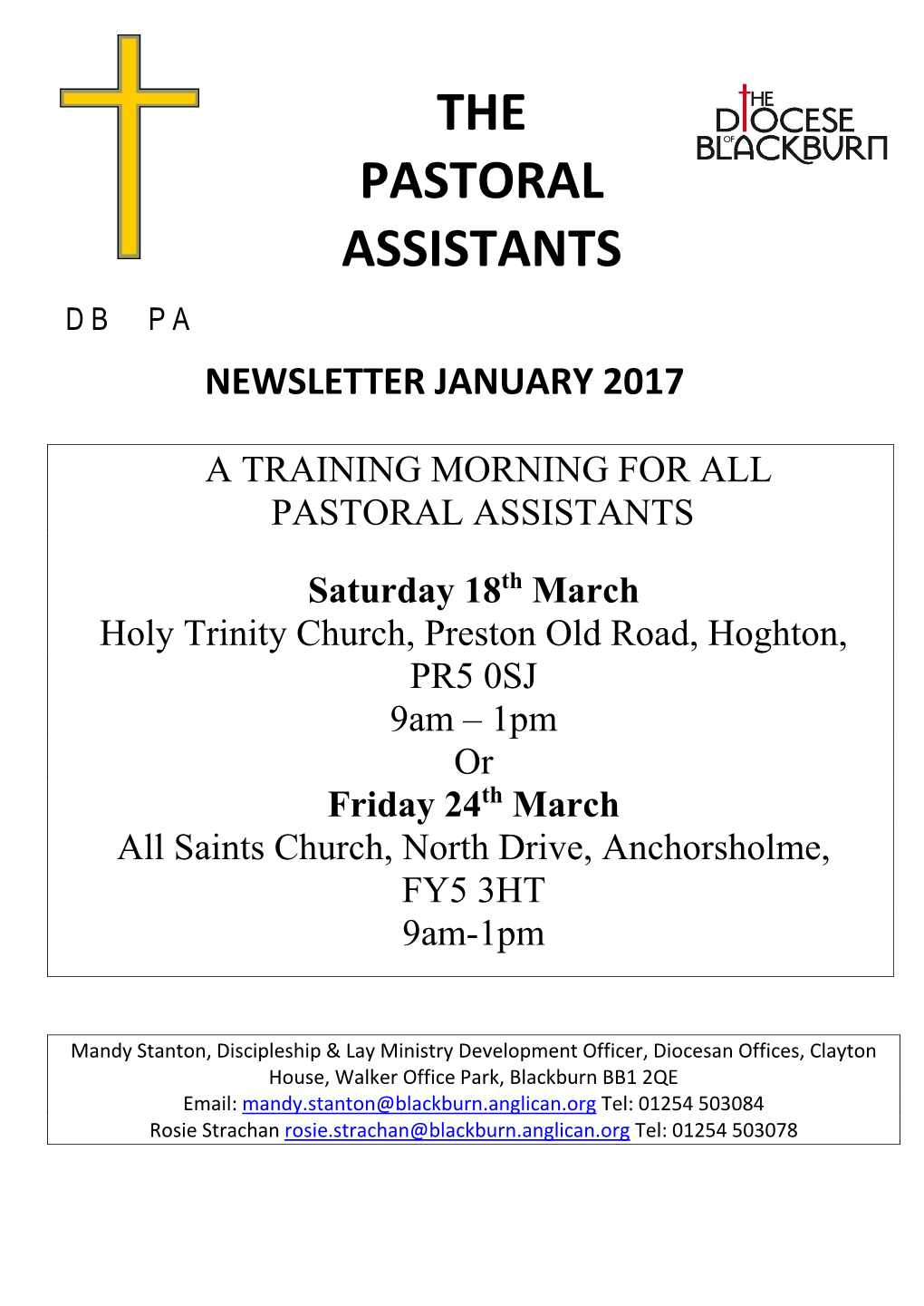 The Pastoral Assistants